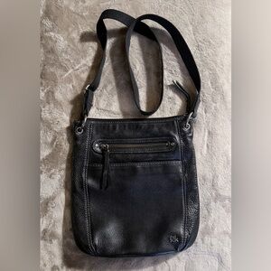 The Sak Black Leather Lucia Crossbody Bag